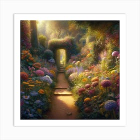 Garden Path 2 Art Print