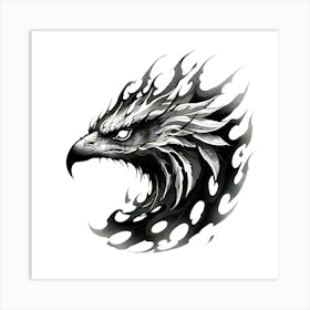 Eagle Tattoo Art Print