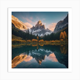 Beautiful Lake Art Print