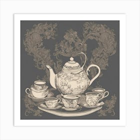 Tea Art 8 Art Print