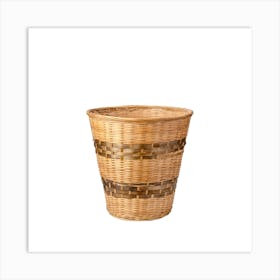 Wicker Basket Art Print