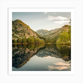 Mountain scenery Art Print