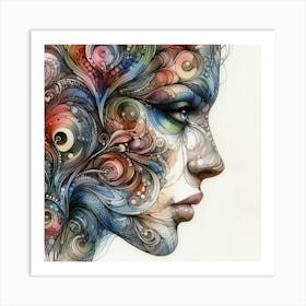 Psychedelic Art 1 Art Print