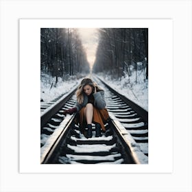 Train Tracks Art Print