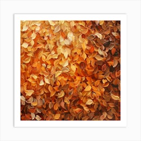 Autumn Leaves 40 Art Print