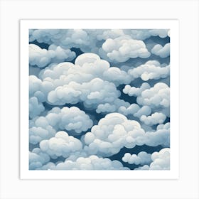 Clouds In The Sky Art Print