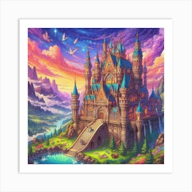 Castle In The Sky 30 Art Print