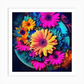 Colorful Flowers 5 Art Print