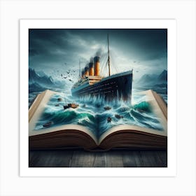 Titanic ship Art Print