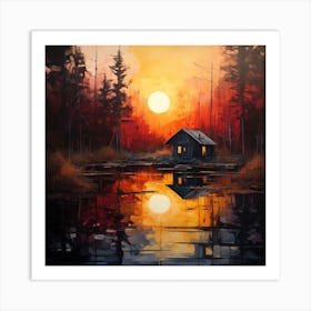 Cabin Art Print