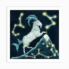 Goat Constellation 1 Art Print