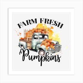 Farm Fresh Pumpkins Fall Sublimation Designs Bundle.3 Art Print