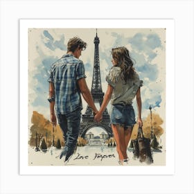 Paris Love Art Print