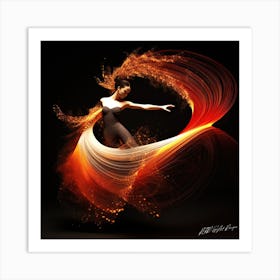 Dance Dance - Ballerina Girl Art Print