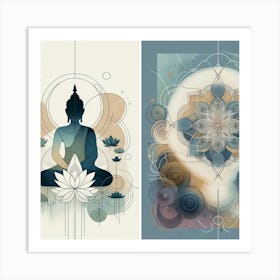 Buddha Meditation 1 Art Print