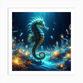 Seahorse Art Print