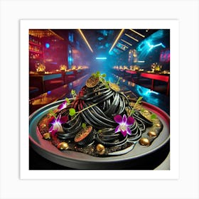 Nightshade Noir Pasta Art Print