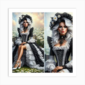 Victorian Lady 1 Art Print