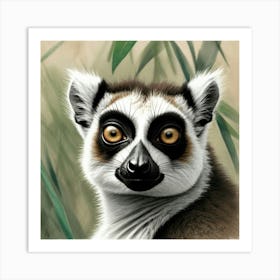 Lemur 12 Art Print