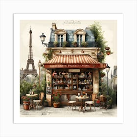 Old Paris By Csaba Fikker 18 Art Print