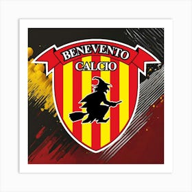 Benevento Calcio Logo Wall Art 13 Art Print