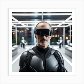 Futuristic Man 185 Art Print