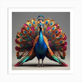 Peacock 5 Art Print