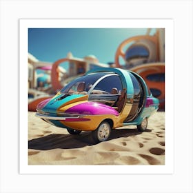 Futuristic Car 1 Art Print