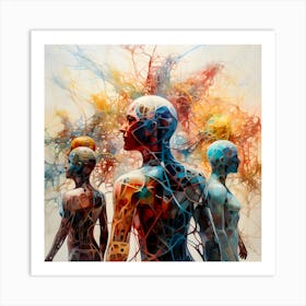 'Humans' Art Print