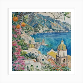 Fragrances of the Amalfi Coast Series 3 Art Print