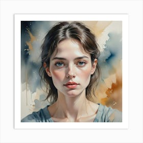 Portrait Of A Woman 31 Art Print