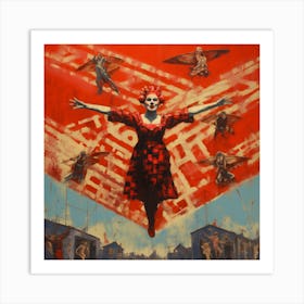 'The Red Woman' Art Print