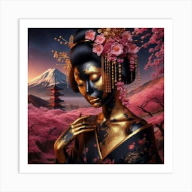 Geisha 214 Art Print