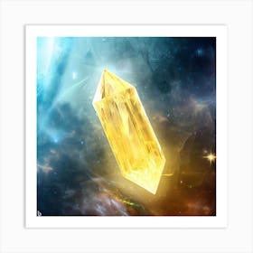 Yellow Diamond Art Print