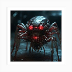 Red Spider Art Print