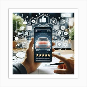 Car Review Art Print