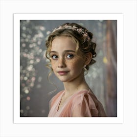 Portrait Of A Young Girl 2 Art Print