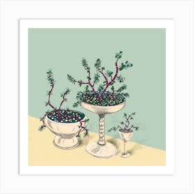 Dare To Silverware Art Print