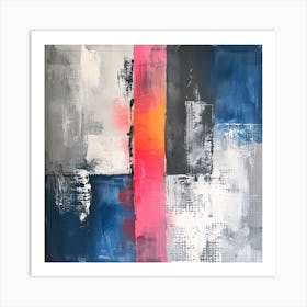 Abstract Painting Chromatic Resonance Art Print