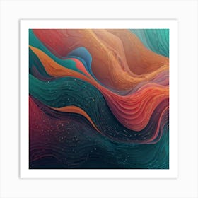 Abstract Painting 1158 Art Print