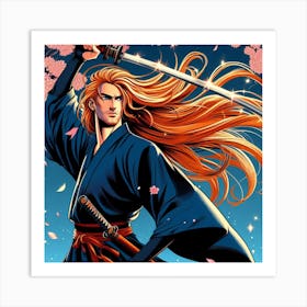 Samurai Warrior 4 Art Print