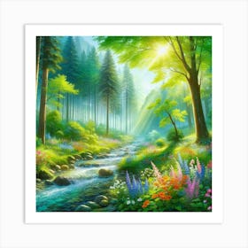 Beautiful Forest 3 Art Print