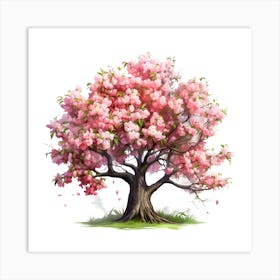 Cherry Blossom Tree Art Print