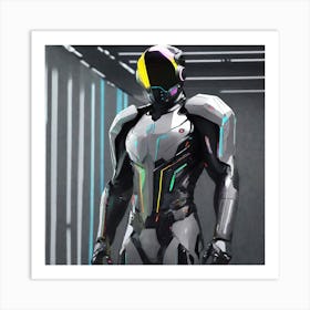 Futuristic Robot 21 Art Print