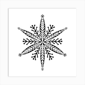 Snowflake 42 Art Print