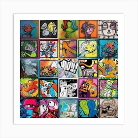 Graffiti Art 1 Art Print