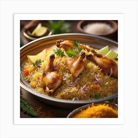 Chicken Biryani Art Print