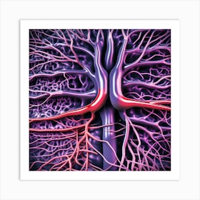 Arteries And Veins 1 Art Print