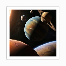 Planets Art Print