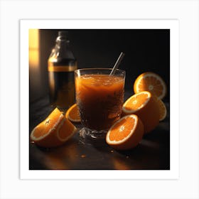 Orange Juice Art Print